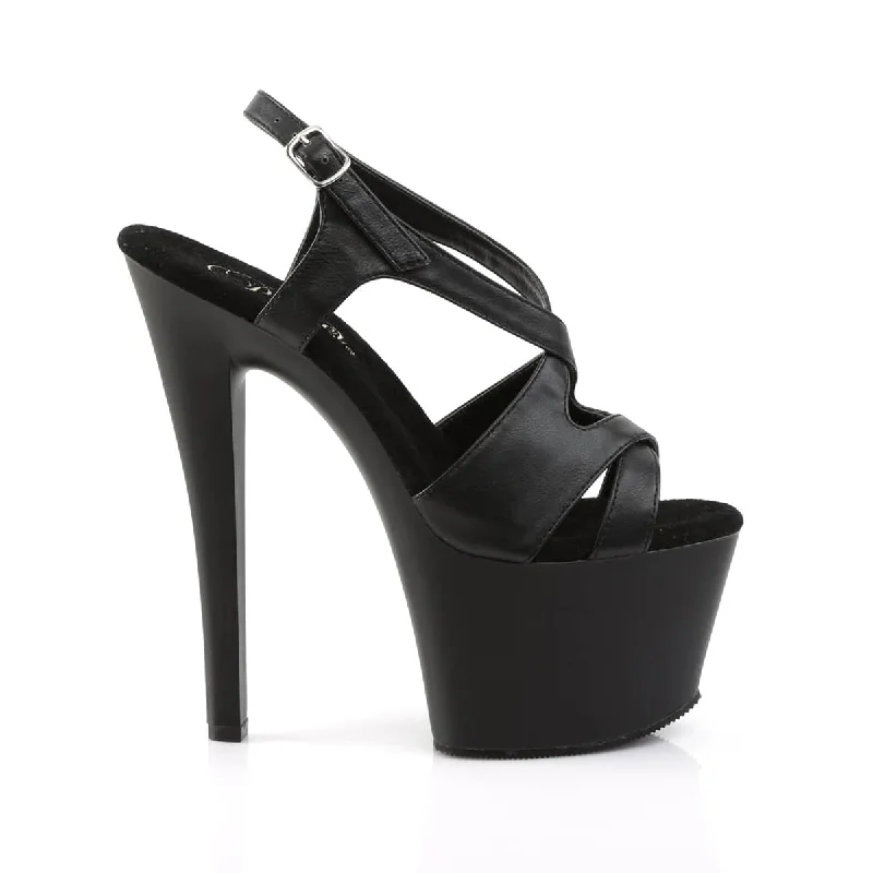 SKY-330 Black Ankle Sandel High Heel