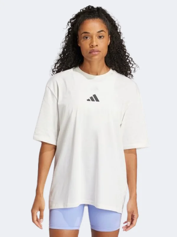 Adidas Strength Graphic Women Training T-Shirt Chalk White