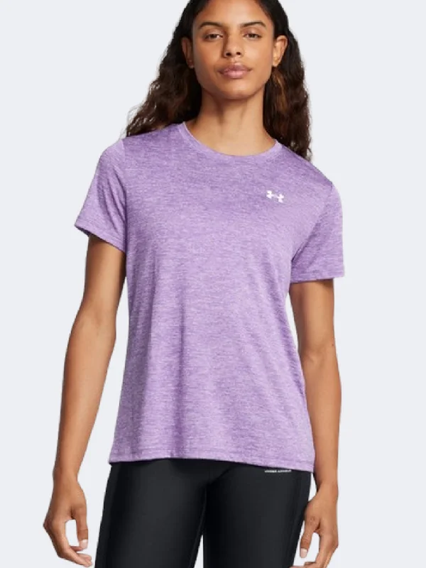 Under Armour Tech Twist Women Training T-Shirt Lavish/White