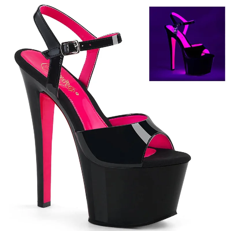 Patent Pink & Black