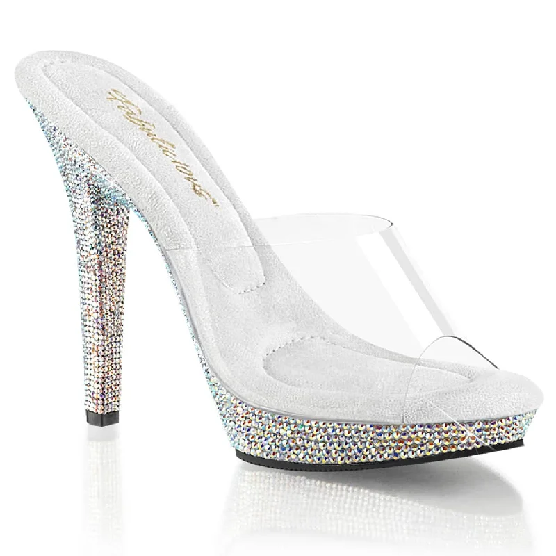 LIP-101DM Clear Peep Toe High Heel