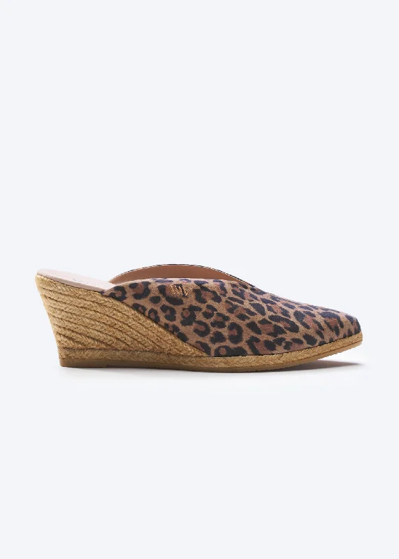 Truja Limited Edition Suede Espadrille Mule Wedges