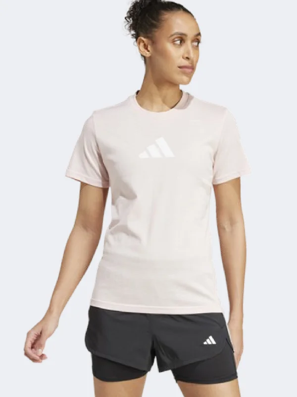 Adidas Category Graphic Women Training T-Shirt Sandy Pink