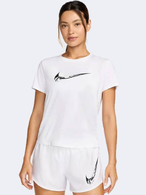 Nike One Swoosh Women Running T-Shirt White/Black