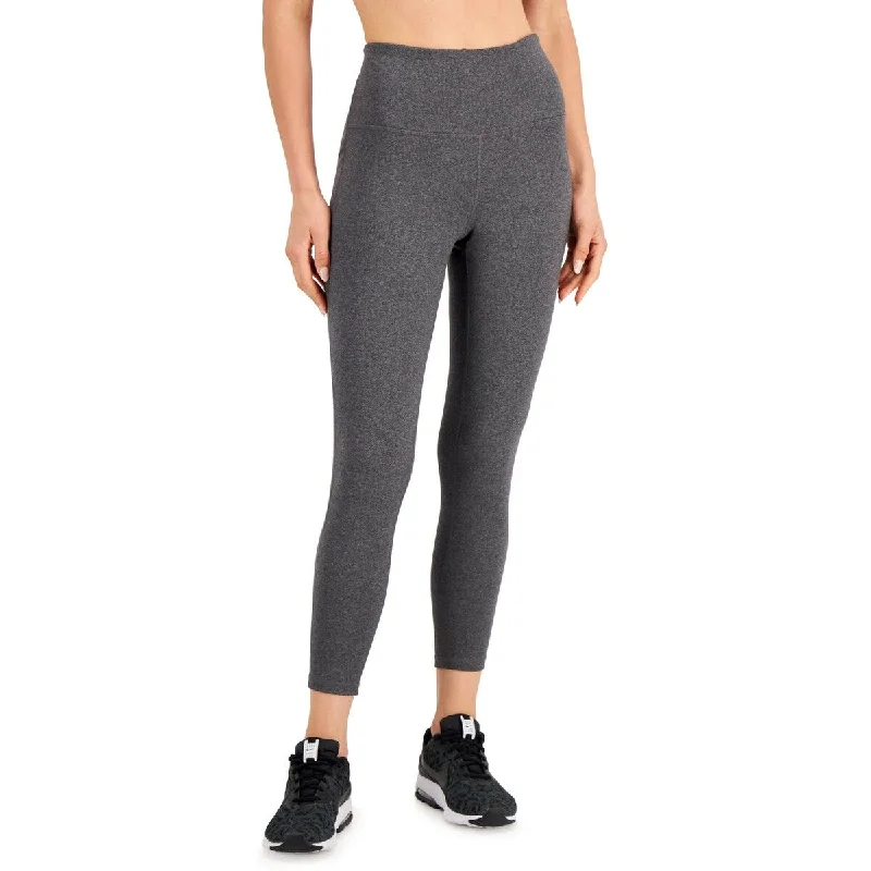 Id Ideology Women's Essentials Sweat Set 7/8 Length Leggings Gray Size X-Small