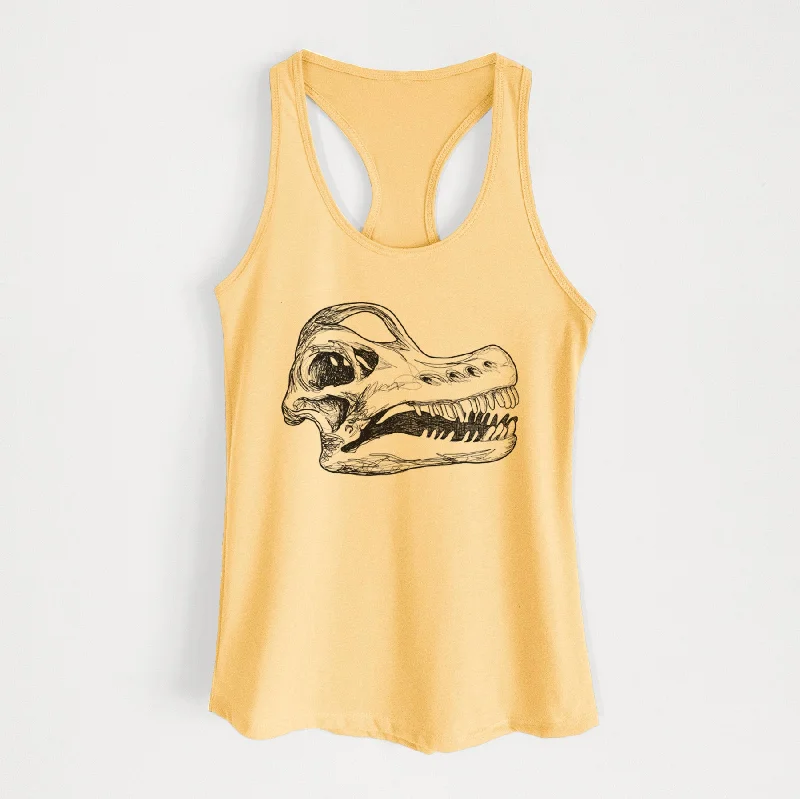 Brachiosaurus Skull - Women's Racerback Tanktop