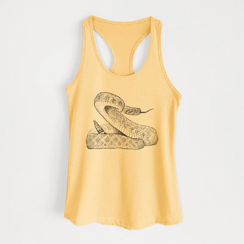 Western Diamondback Rattlesnake - Crotalus atrox - Women's Racerback Tanktop