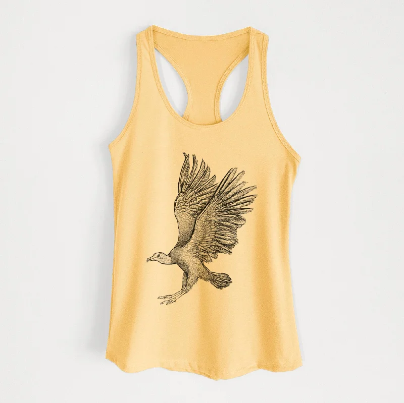 Black Vulture - Coragyps atratus - Women's Racerback Tanktop