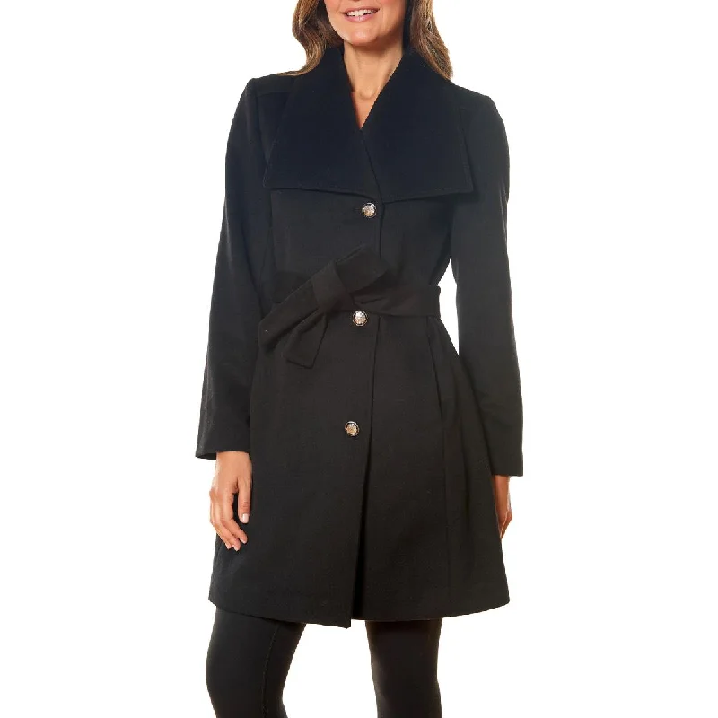 Vince Camuto Womens Lightweight Cold Weather Wool Coat