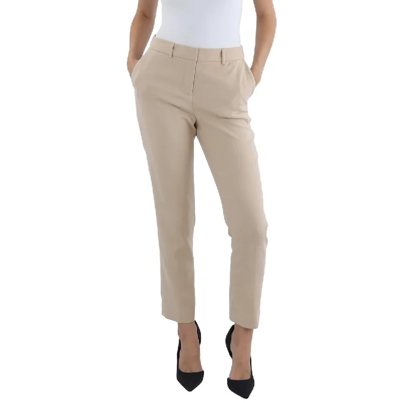 Tahari ASL Womens Mid-Rise Ankle Straight Leg Pants