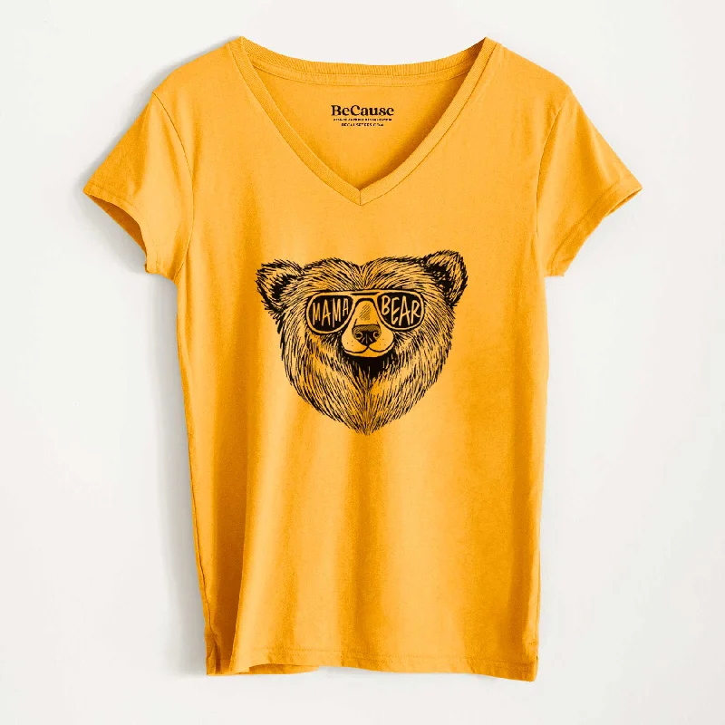 Mama Bear - Women's 100% Recycled V-neck