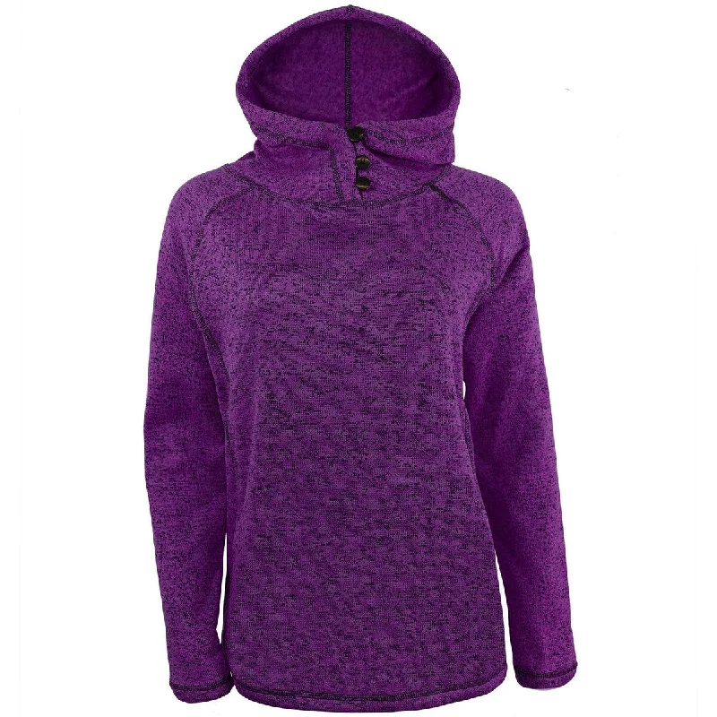 Victory Outfitters Ladies Fleece Heather Pullover Hoodie