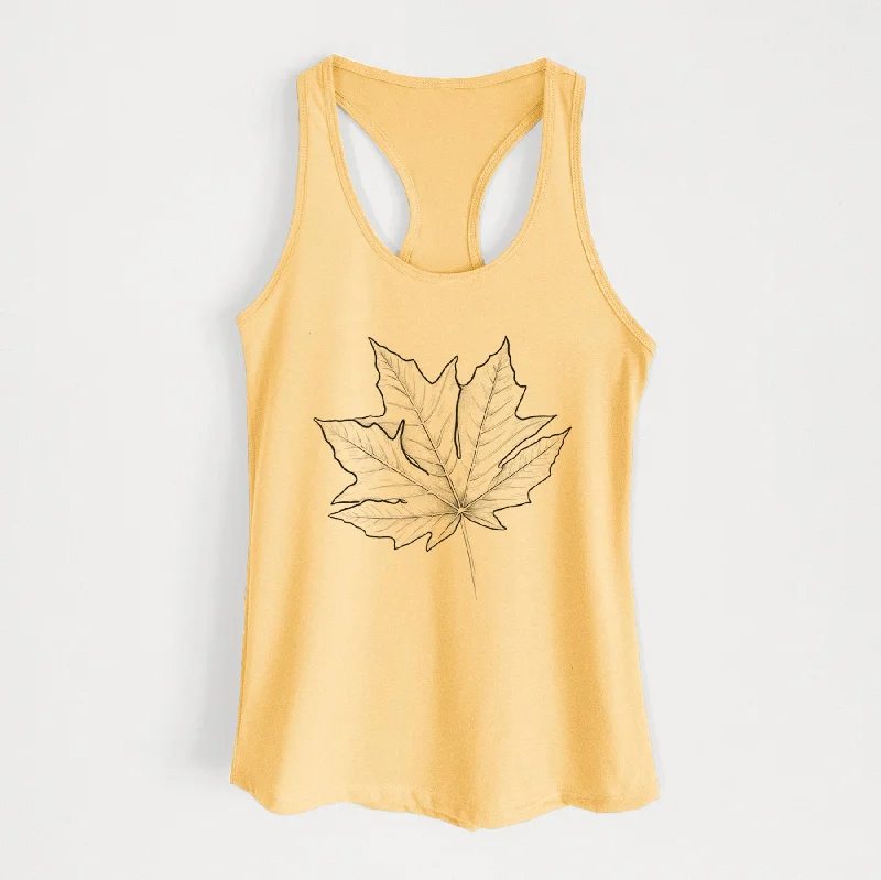 Bigleaf Maple - Acer macrophyllum - Women's Racerback Tanktop