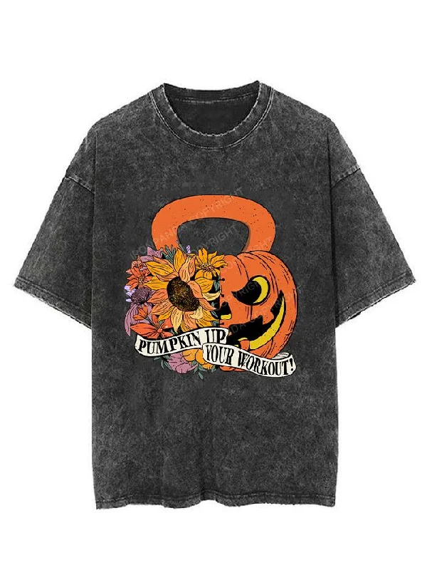 PUMPKIN UP YOUR WORKOUT VINTAGE GYM SHIRT