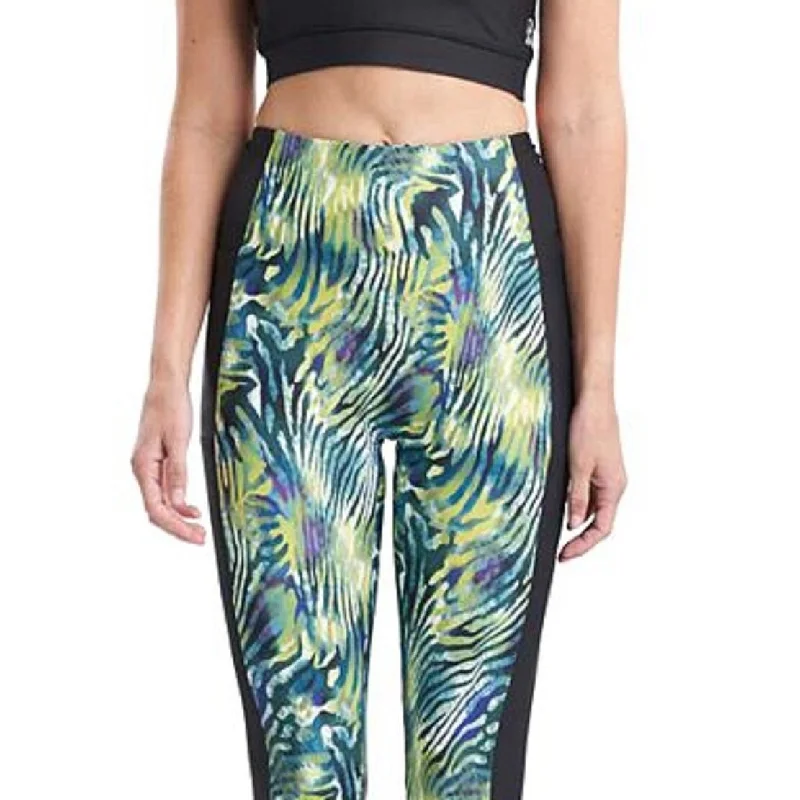 Natori Women's Solstice Track Leggings Green Size Small