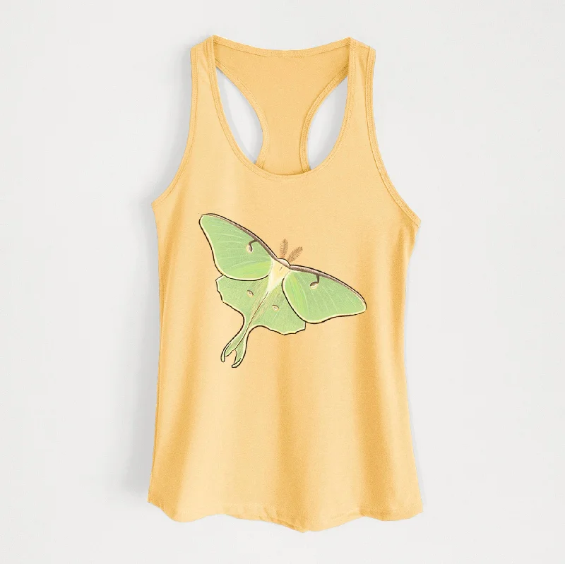 Vibrant Luna Moth - Actias luna - Women's Racerback Tanktop