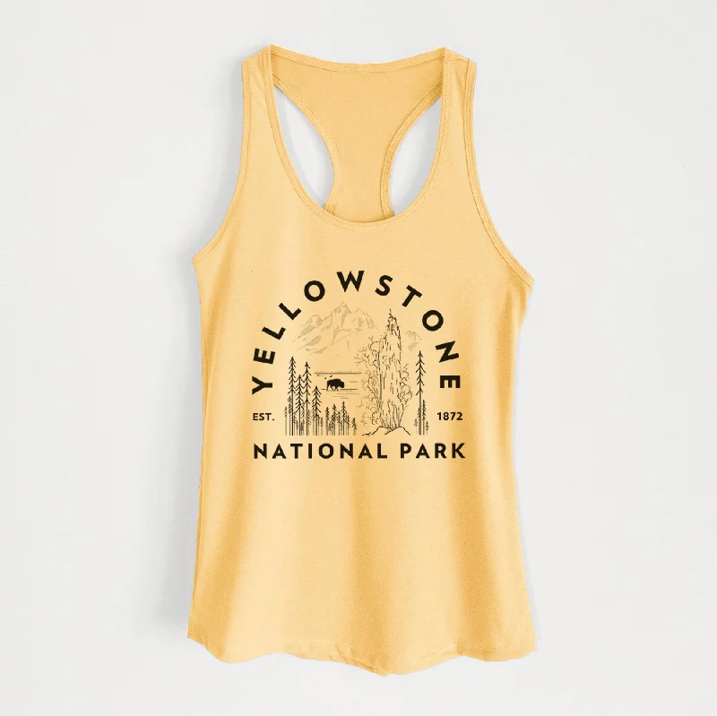 Yellowstone National Park - Women's Racerback Tanktop