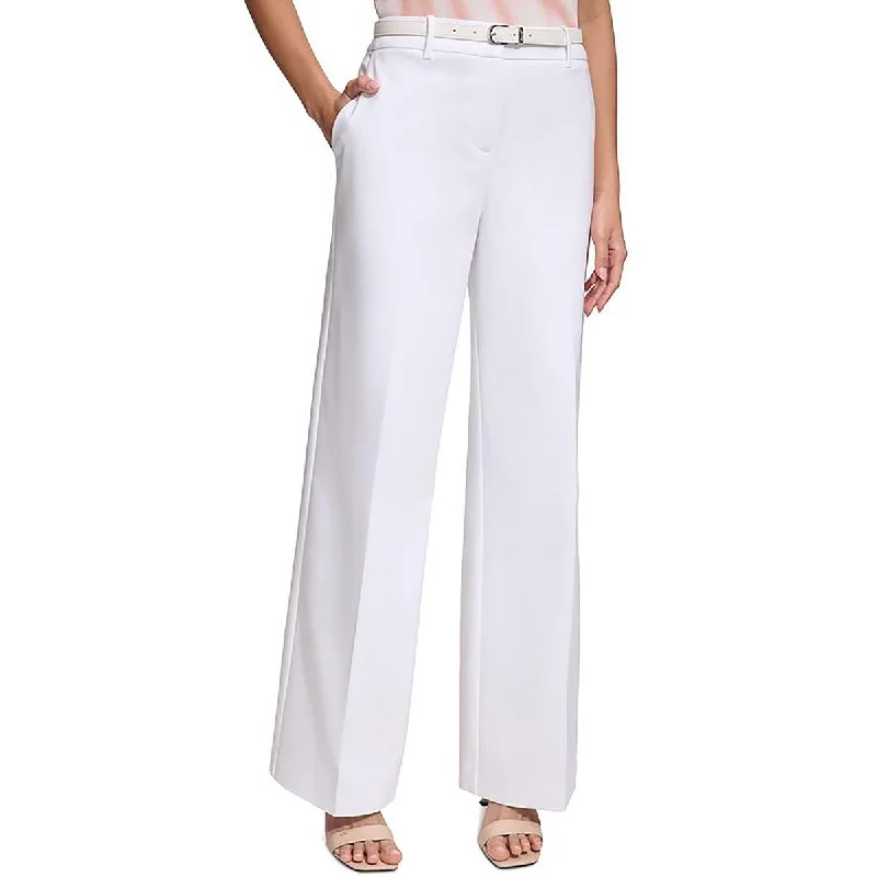 Calvin Klein Womens Wide Leg Trouser Wide Leg Pants