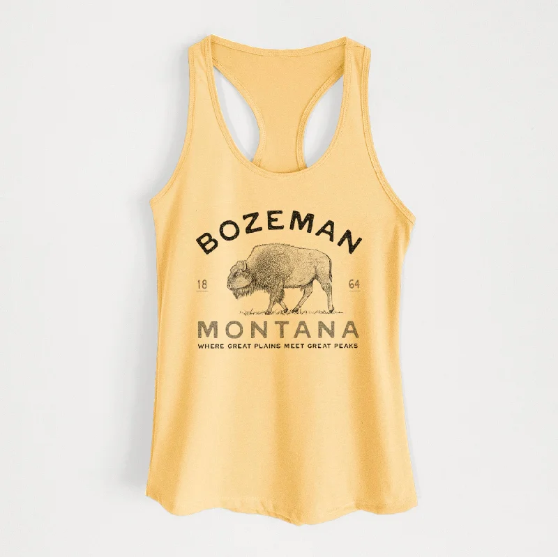 Bozeman Montana Bison - Women's Racerback Tanktop