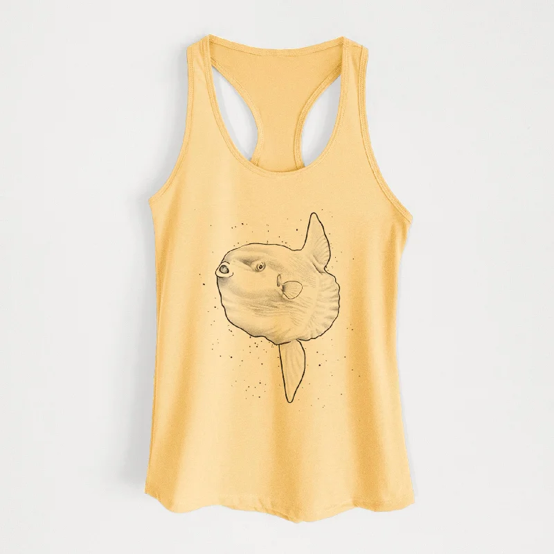 Ocean Sunfish - Mola mola - Women's Racerback Tanktop