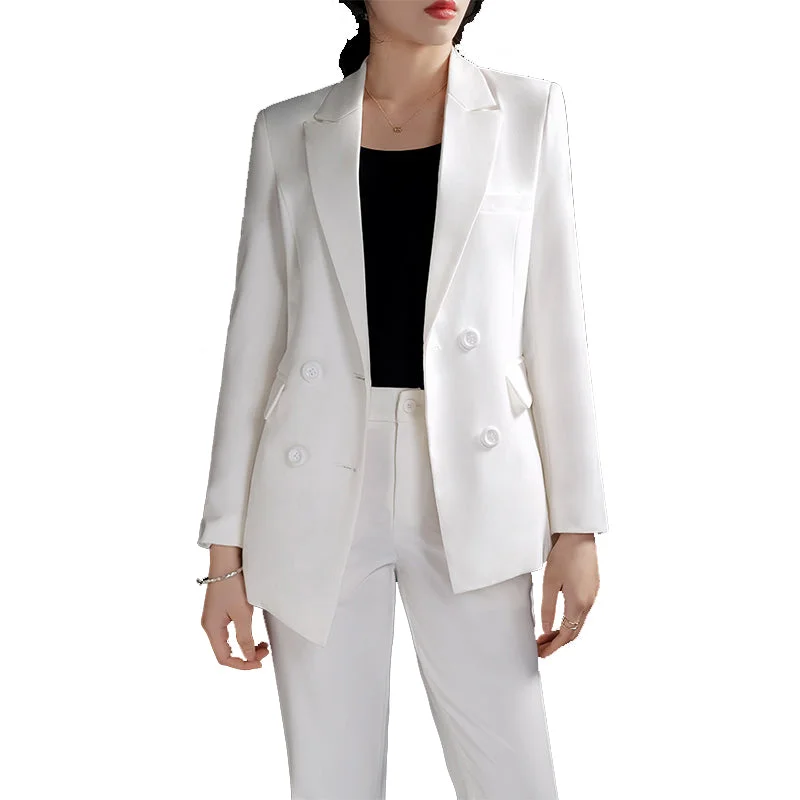 Two-piece White Suit