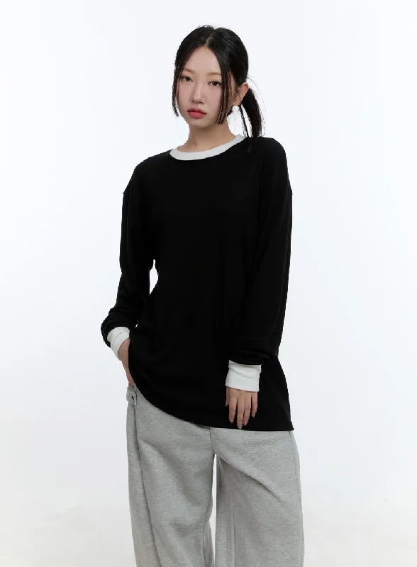 Oversized Long Sleeve Tee CD423