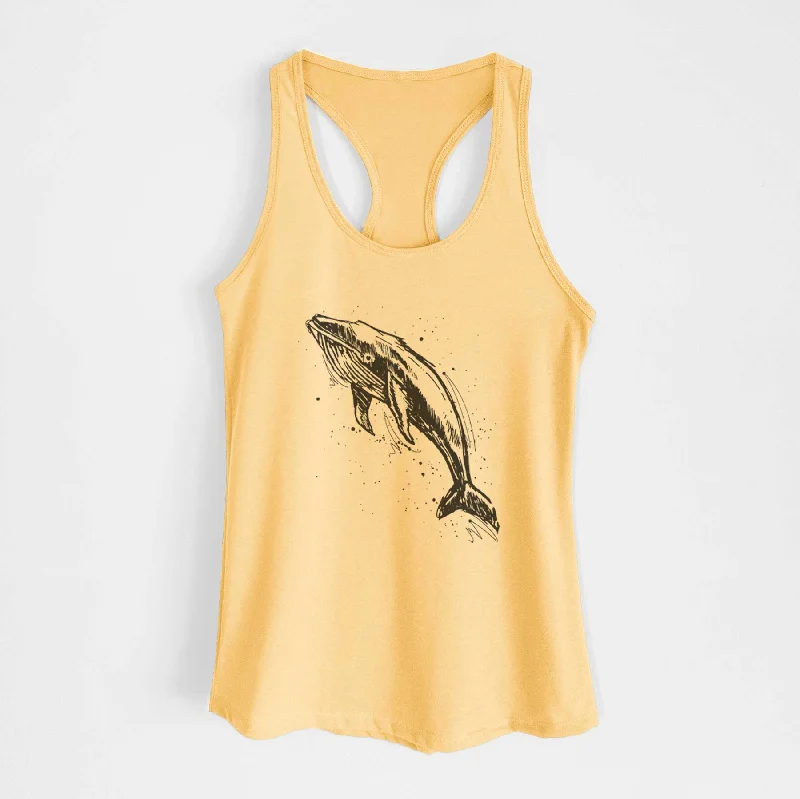 Humpback Whale - Women's Racerback Tanktop