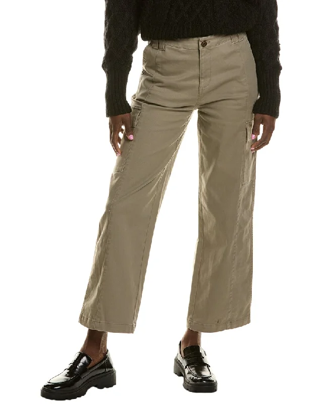 Nanette Nanette Lepore Seamed Cargo Wide Leg Pant