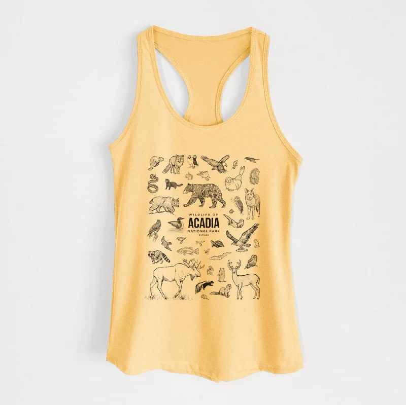 Wildlife of Acadia National Park - Women's Racerback Tanktop