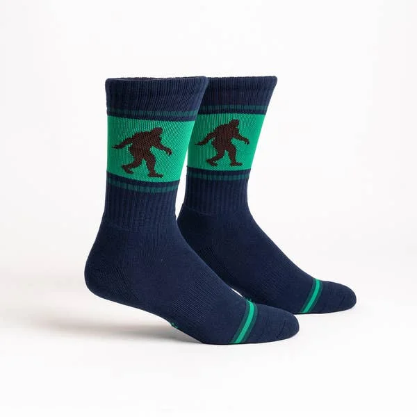 Sock it to Me/Athletic Ribbed Crew Sock: Bigfoot