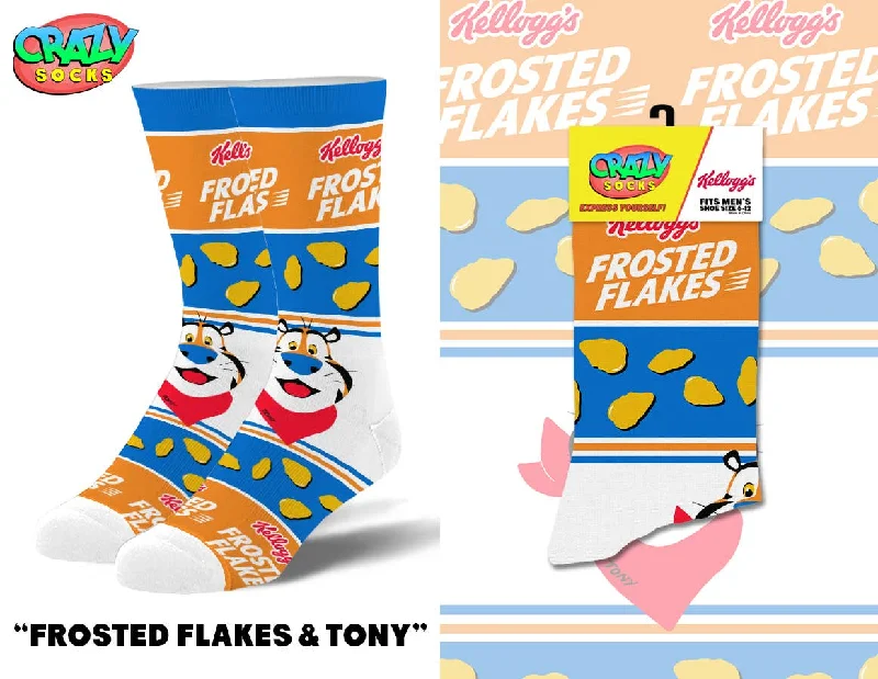 Frosted Flakes & Tony - Mens Crew Folded