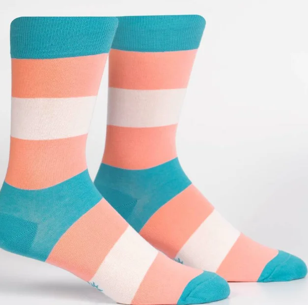 Sock it to Me - Trans Pride Stripe/ M/L