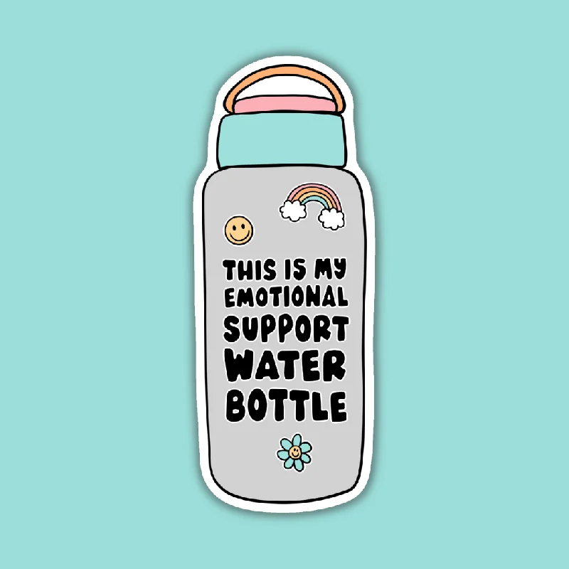 This is My Emotional Support Water Bottle Sticker