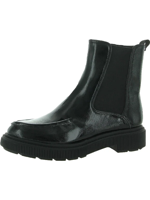 Jimmie Womens Lugged Sole Chelsea Booties