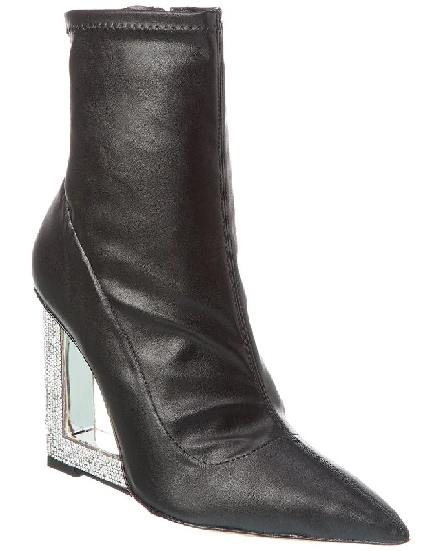 SCHUTZ Filipa Glam Leather Bootie