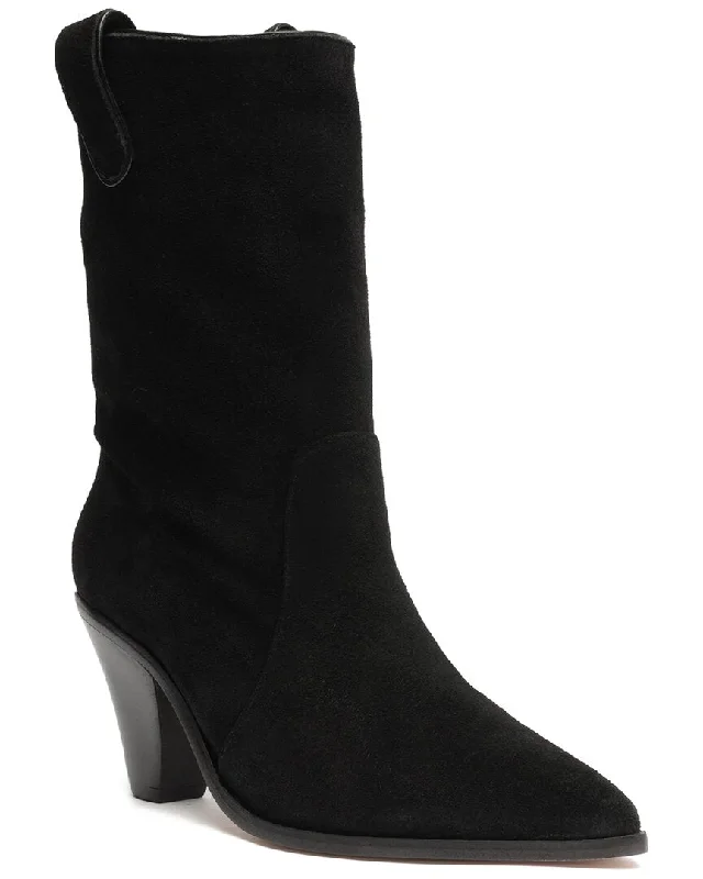 SCHUTZ Mackie Suede Bootie