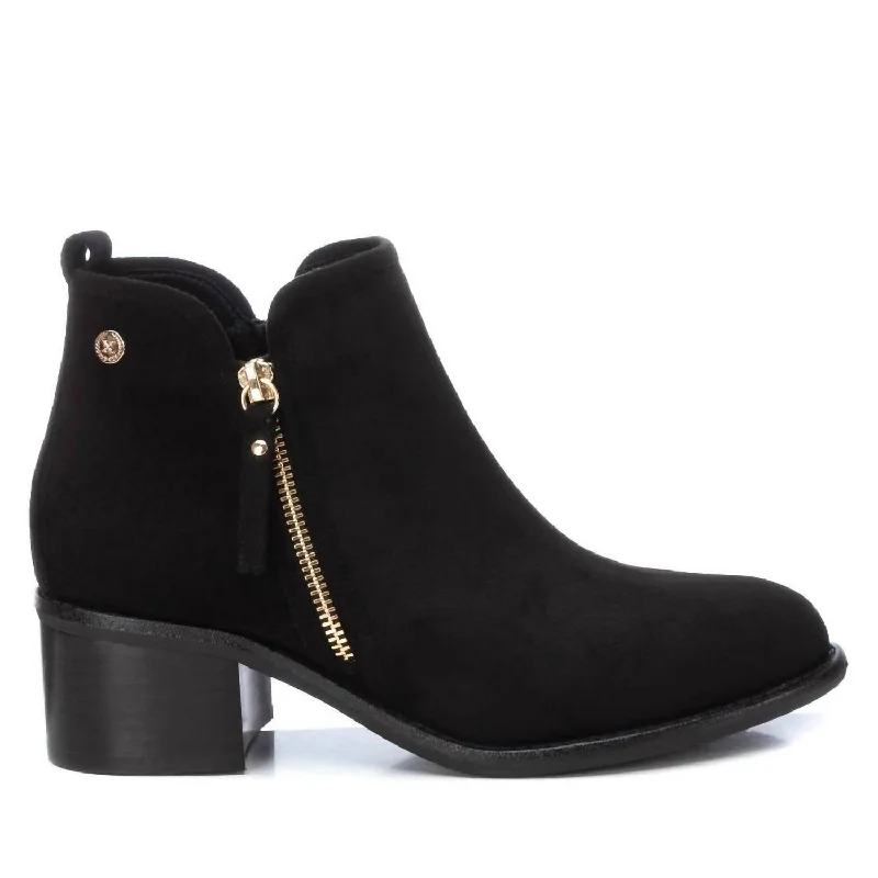 Women's Cowboy Booties In Black