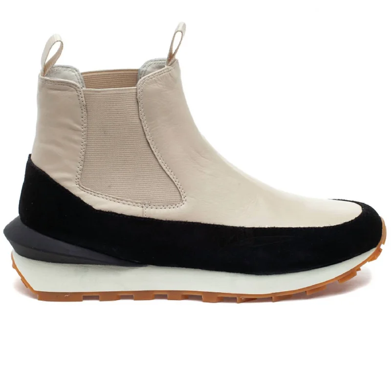 Women's Eloise Chelsea Boot In Beige Leather