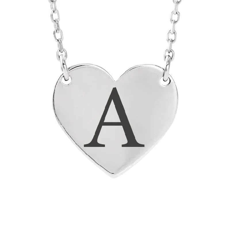 Initial Heart Necklace