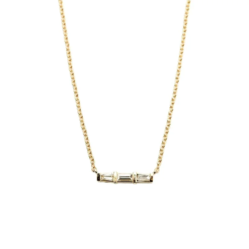 Baguette Diamond Pendant