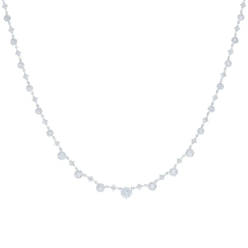 Diamond Sunburst Necklace