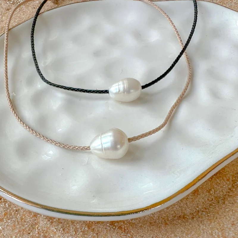 Summer Cord Pearl Choker