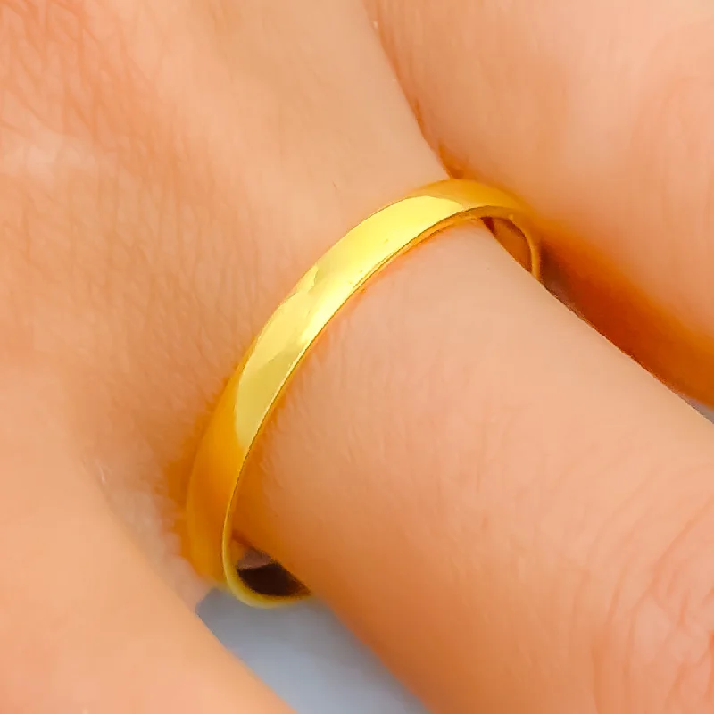 Delicate Dainty Gold 22k Gold Band