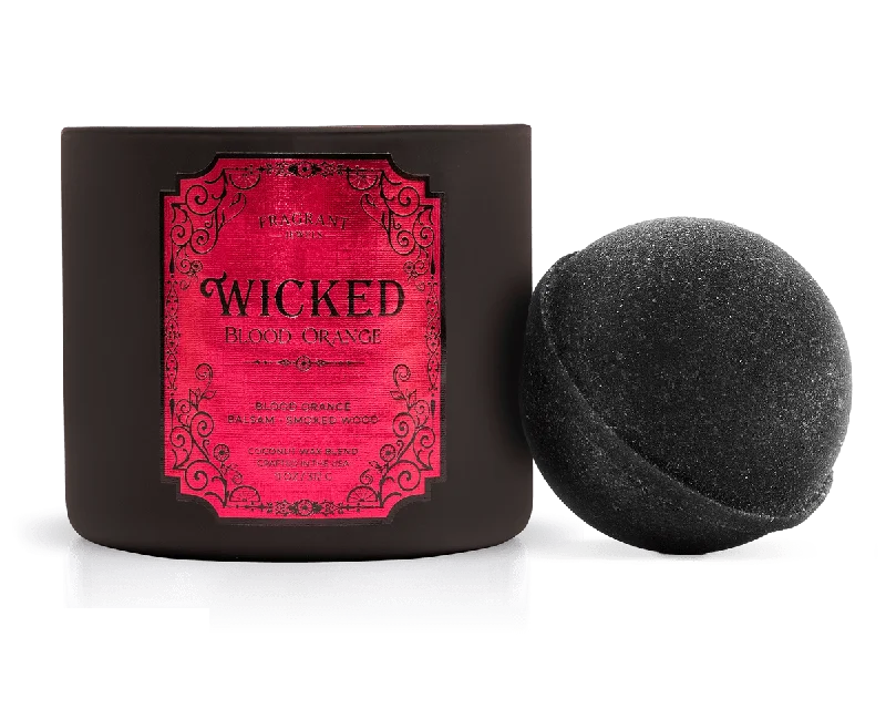 Wicked: Blood Orange - Candle and Bath Bomb Set (Without Jewelry)