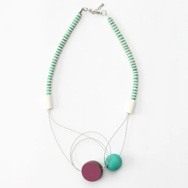 Lilac & Aqua Kathy Necklace