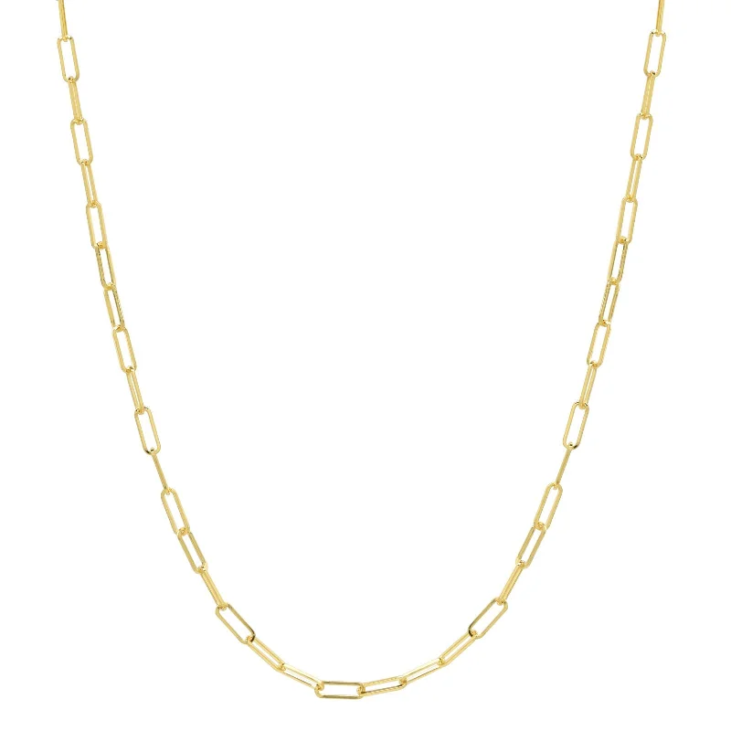 14k Oval Link Necklace