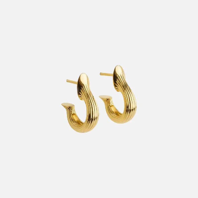 Small Teja Hoop Earrings