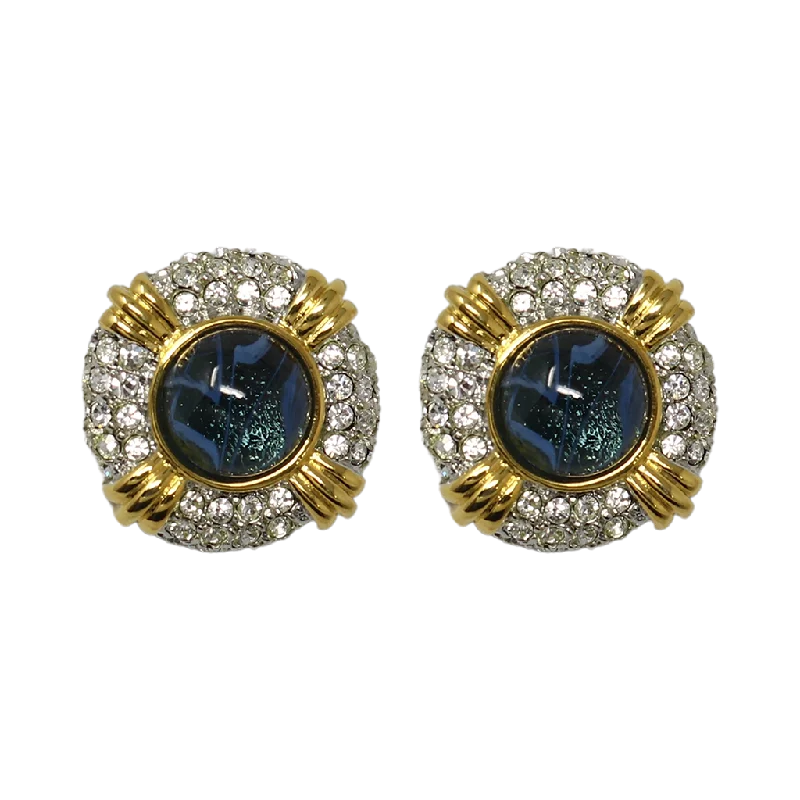 Two Tone Sapphire Crystal Earring