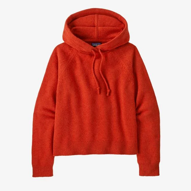 Women's Recycled Wool-Blend Hooded P/O Sweater