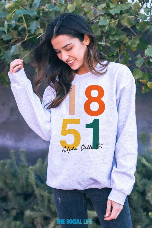 Alpha Delta Pi Big Year Crewneck